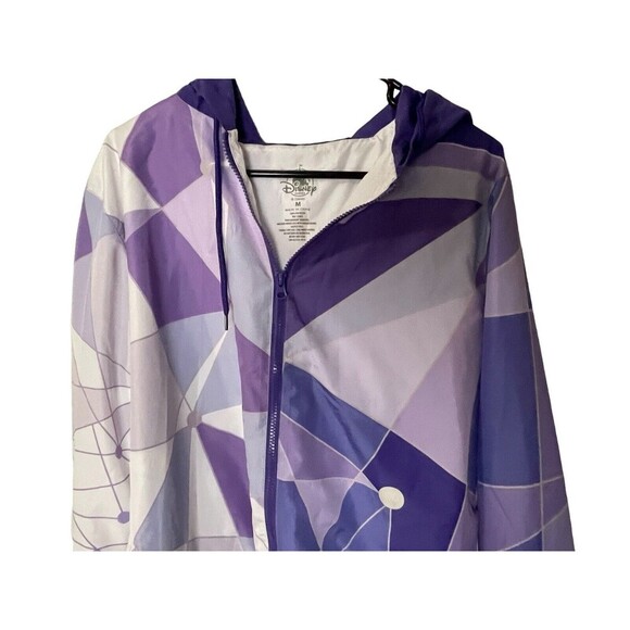 Disney Jacket Womens Medium Purple Magic Kingdom Tomorrowland Full Zip Coat - Picture 7 of 16